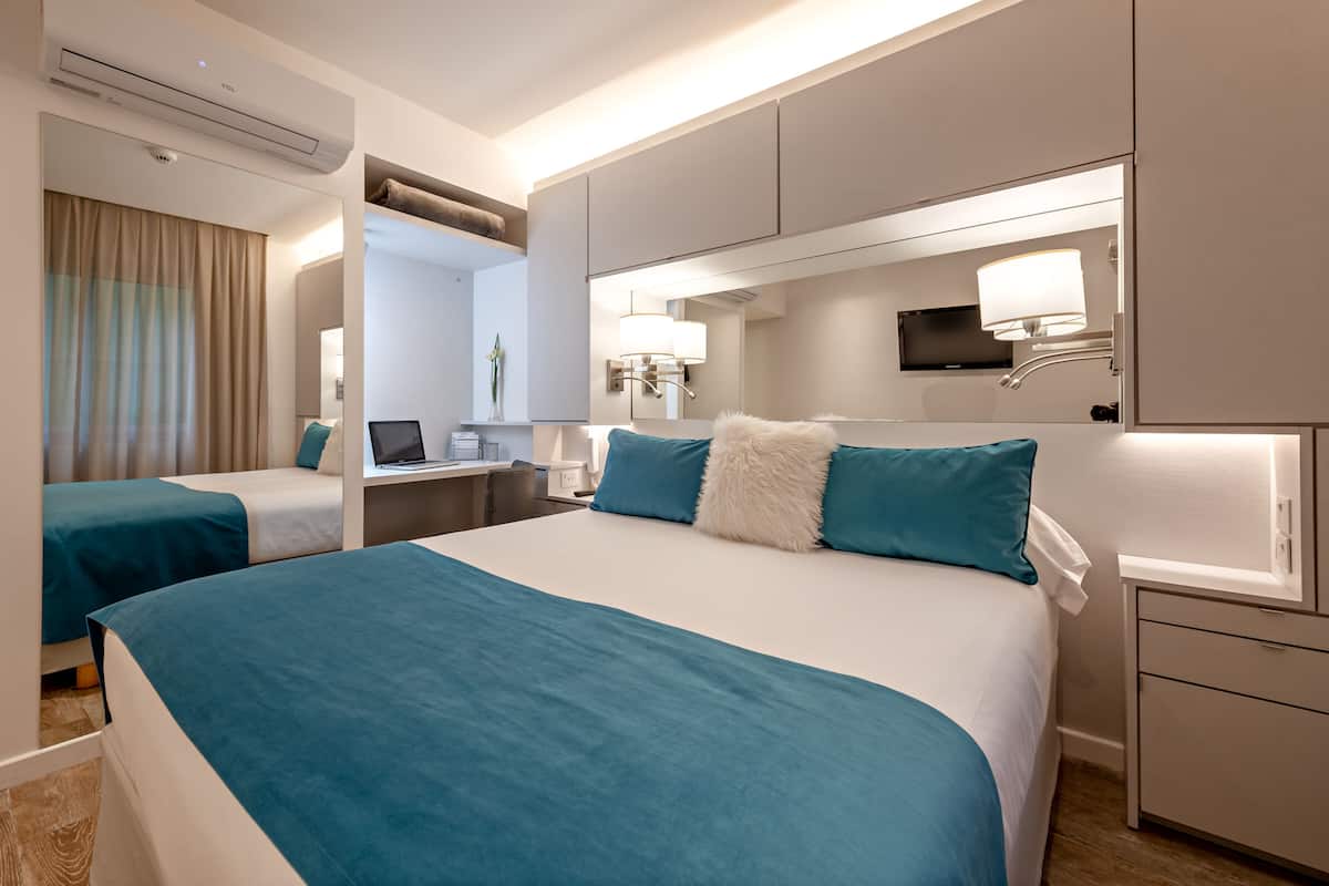 superior double room, 1 double or 2 single beds | minibar, in-room safe, blackout curtains, free cots/infant beds