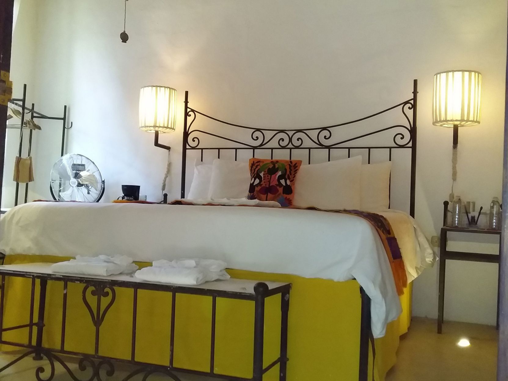 Premium bedding, free WiFi, bed sheets