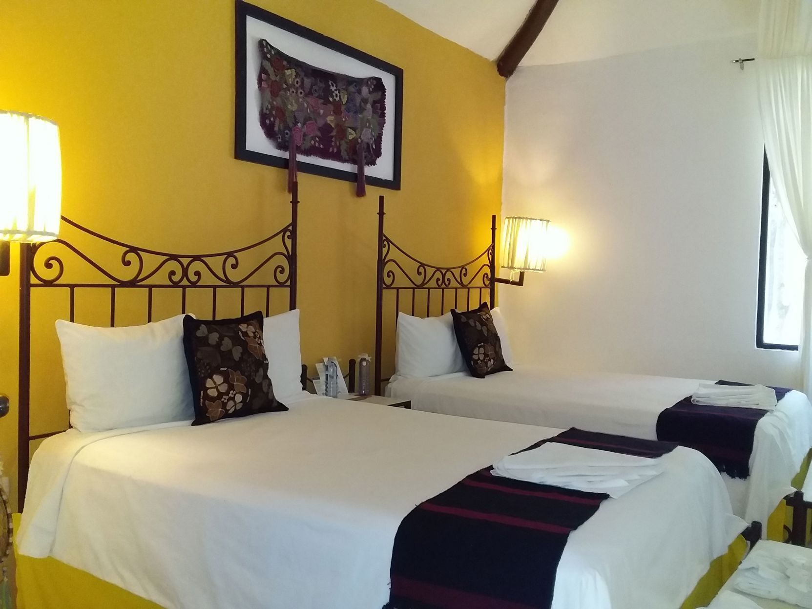 Premium bedding, free WiFi, bed sheets