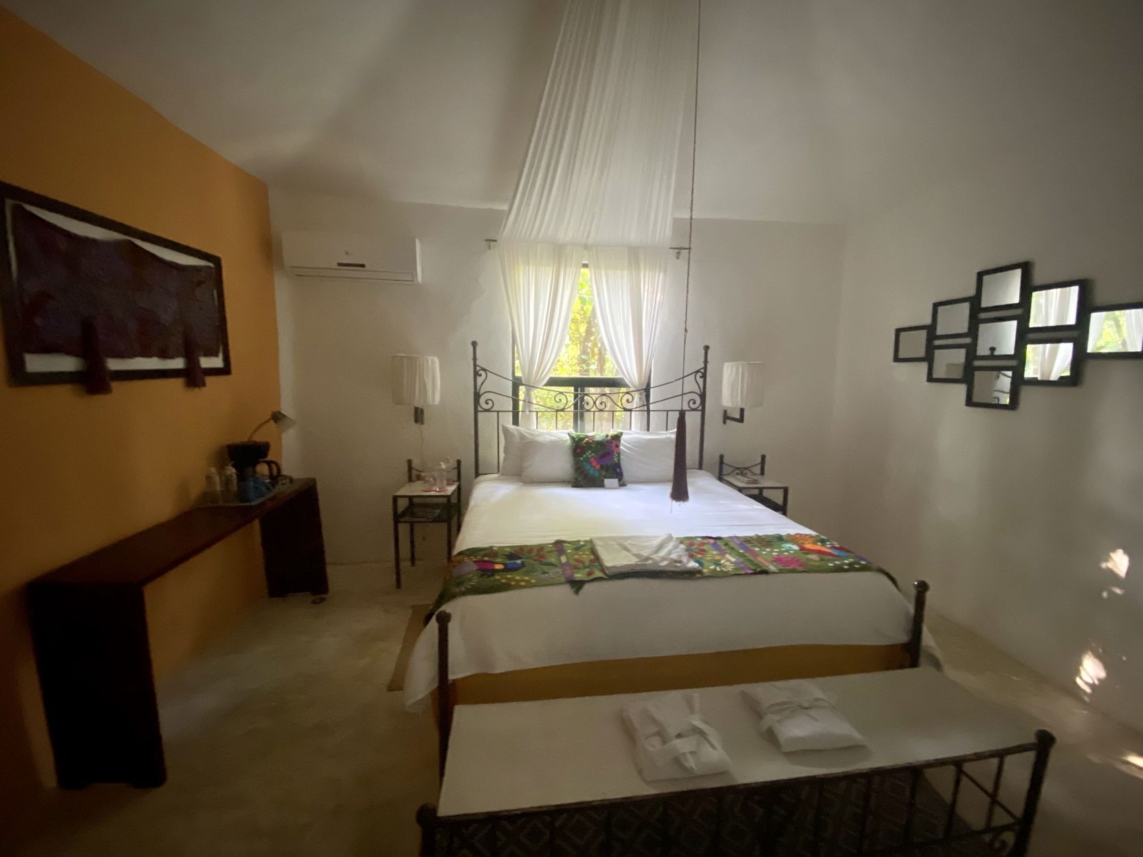 Premium bedding, free WiFi, bed sheets