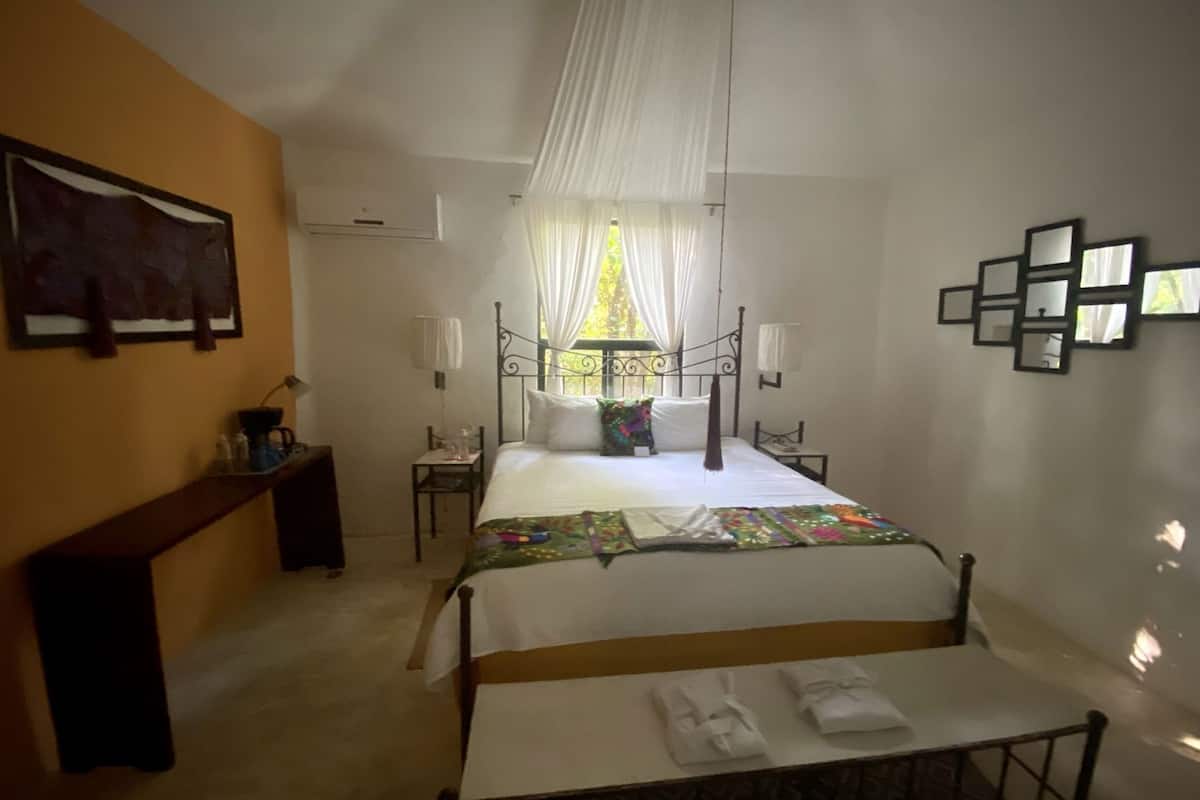 Premium bedding, free WiFi, bed sheets