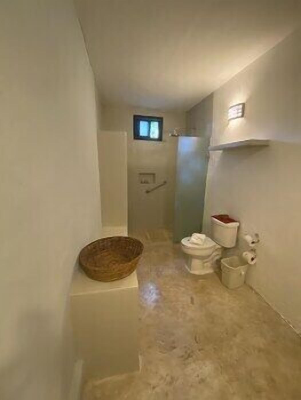 Bathroom | Shower, free toiletries, hair dryer, bathrobes