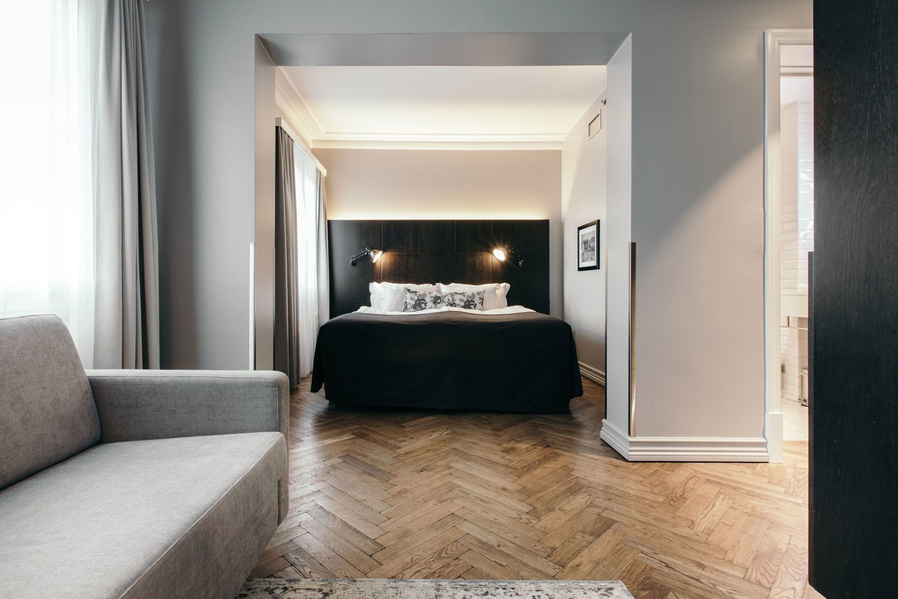 Sängtillbehör av högsta kvalitet, bäddmadrasser och minibar