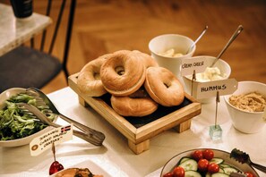 Daily buffet breakfast (EUR 38 per person)