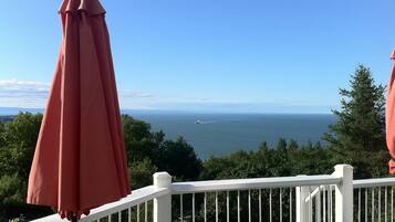 Blick von der Unterkunft