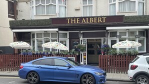 A building with a sign reading "THE ALBERT". - The Albert (Scarborough)