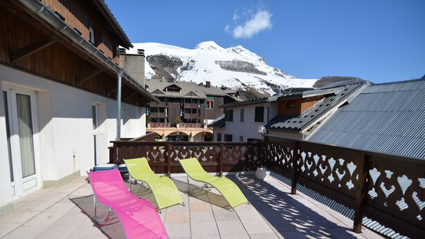 Terrace/patio - Hotel Nostalgie (Les Deux Alpes)