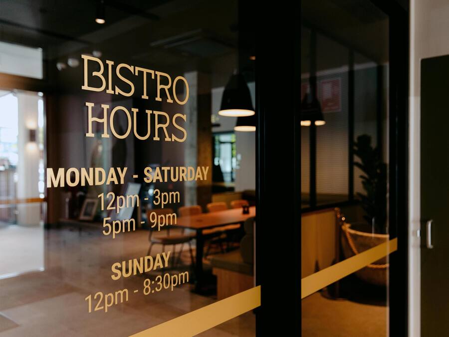 Lunch and dinner served, Asian cuisine