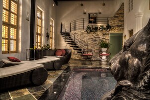 Indoor pool, outdoor pool