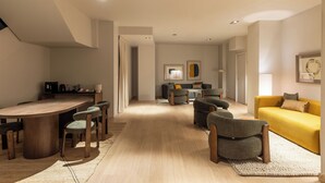 Sitteområde i lobbyen