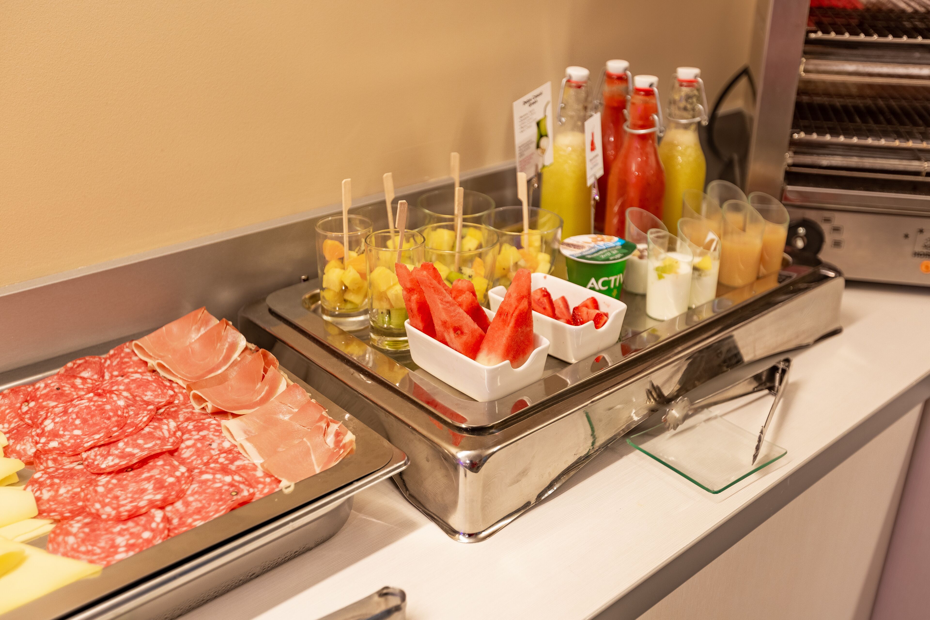daily buffet breakfast (eur 11.50 per person)