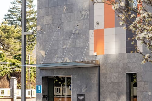 Façade de l’hébergement