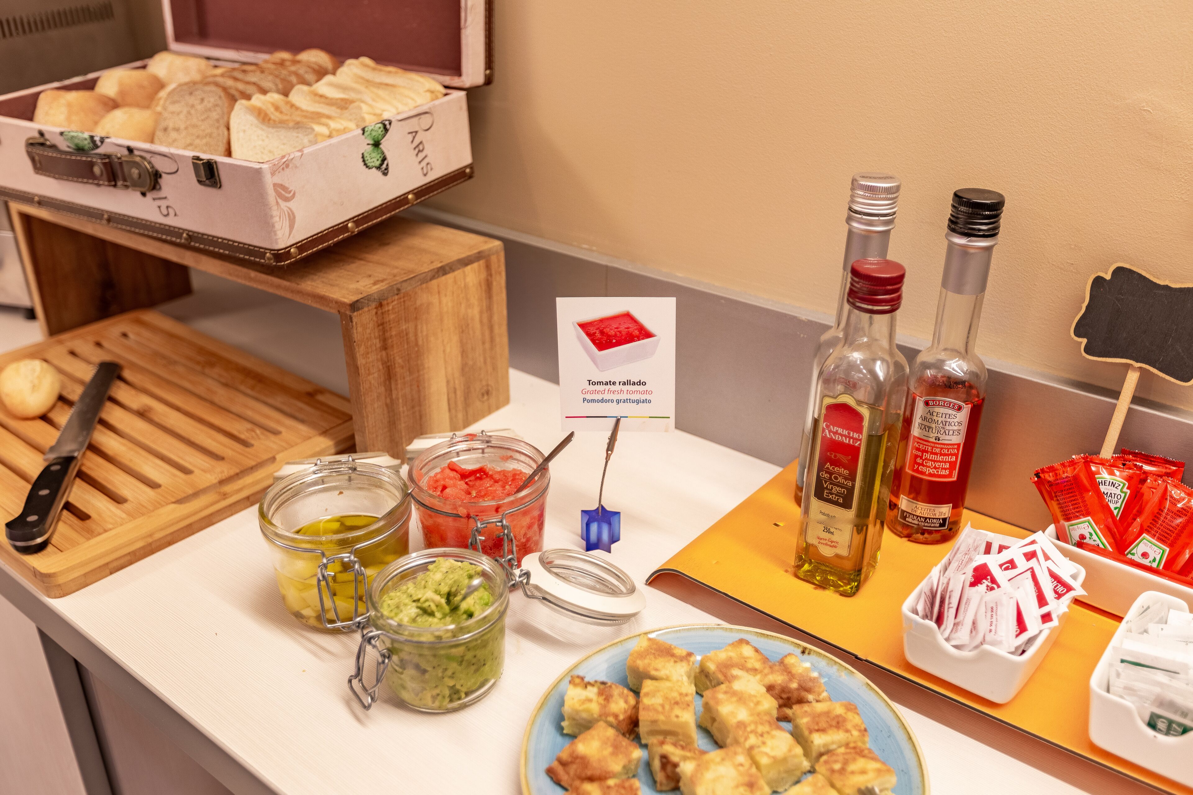 daily buffet breakfast (eur 11.50 per person)