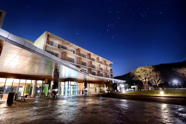 Front of property – evening/night