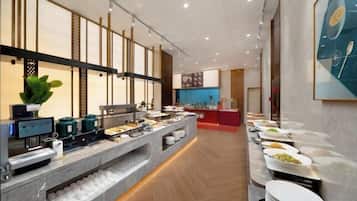 Breakfast, lunch, dinner served; local cuisine