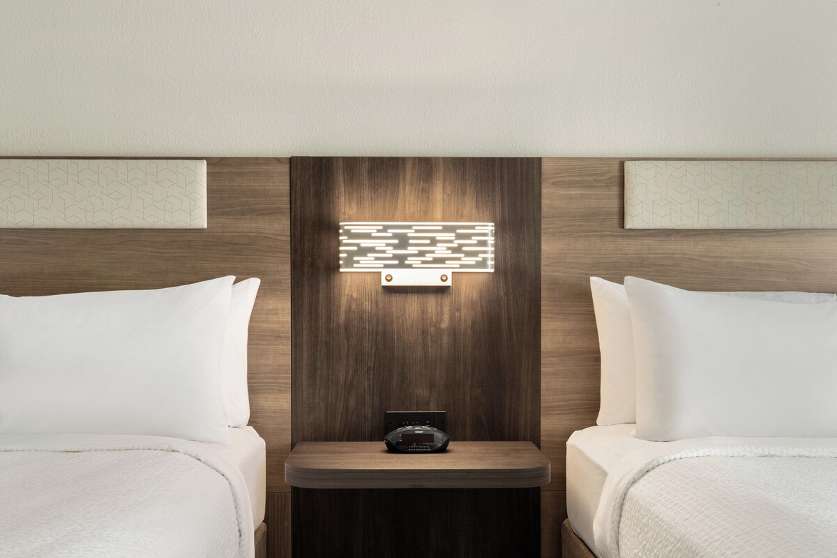 Premium bedding, pillow-top beds, in-room safe, desk