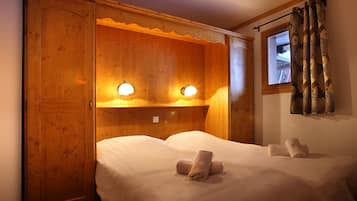 7 chambres, lits bébé (gratuits)