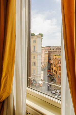 Uitzicht vanuit de kamer