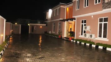 Voorkant van accommodatie