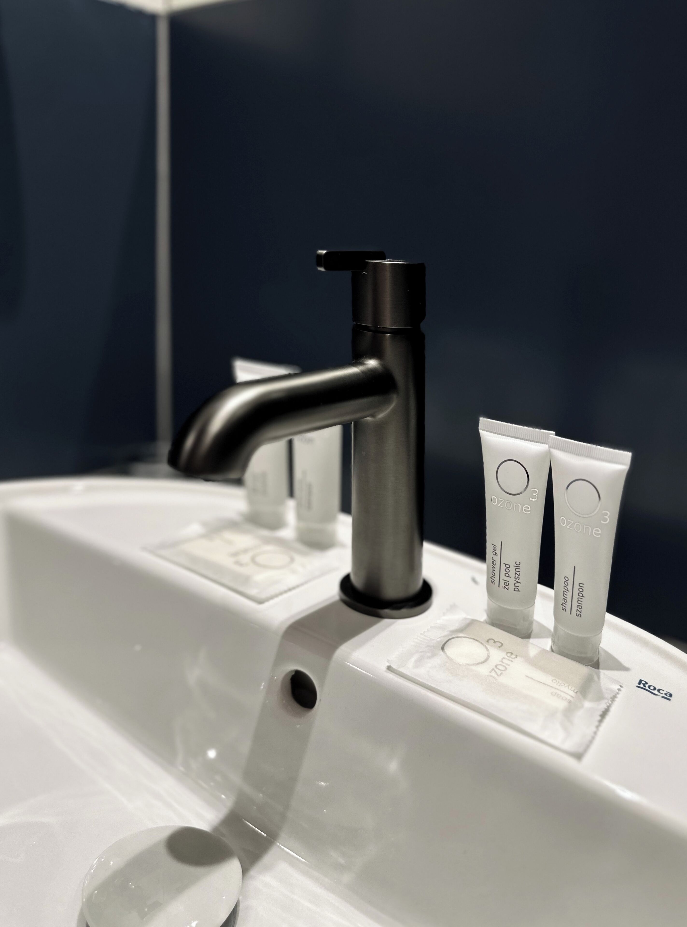 free toiletries, hair dryer, slippers, towels