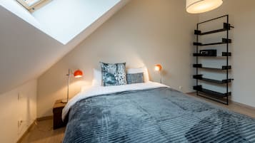 Luxe beddengoed, een strijkplank/strijkijzer, gratis wifi, beddengoed