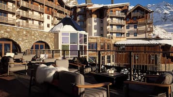 Façade de l’hébergement