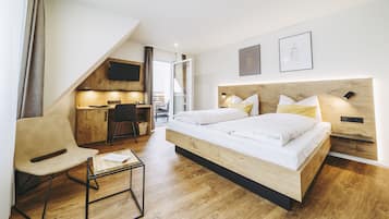 1 soveværelse, minibar, pengeskab på værelset, skrivebord