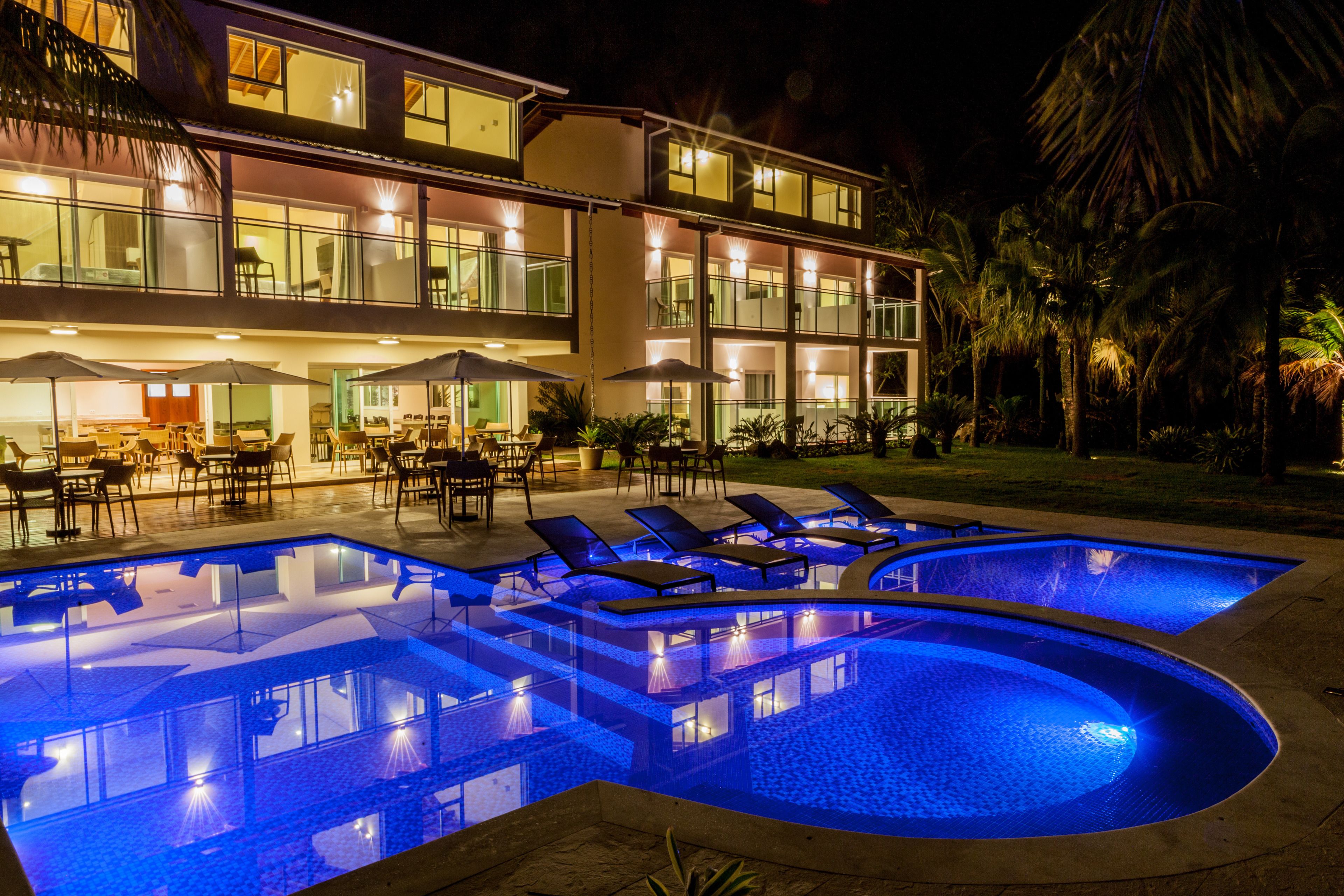 Front of property – evening/night