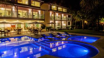 Front of property – evening/night