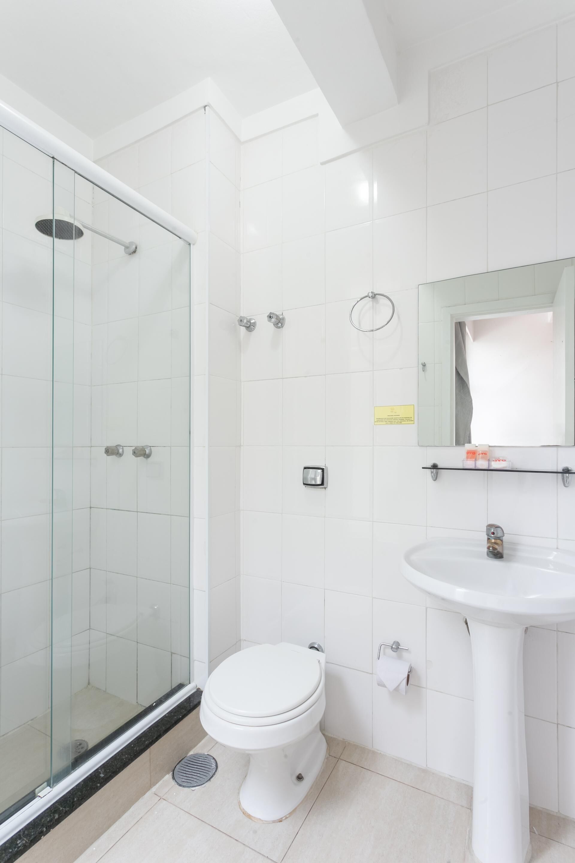 Bathroom | Shower, hair dryer, towels, soap