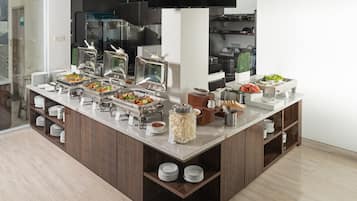 Daily buffet breakfast (IDR 50000 per person)