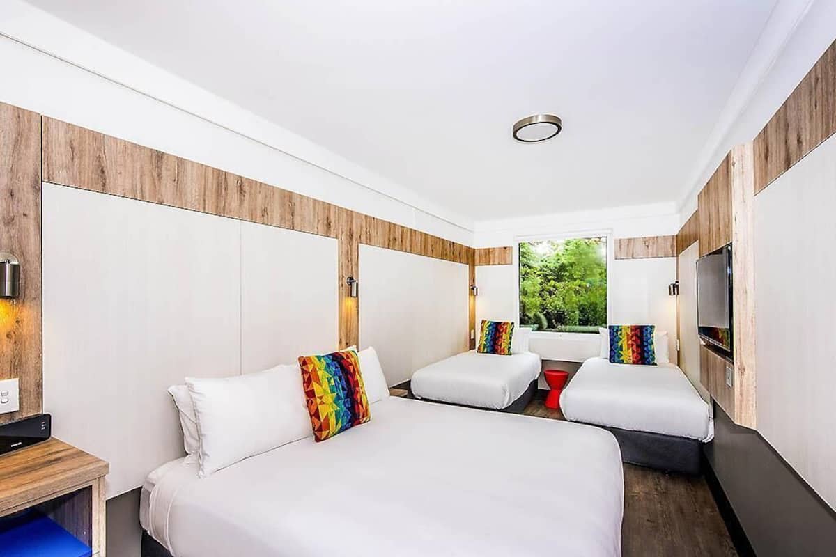 Family Room | Blackout drapes, free WiFi, bed sheets