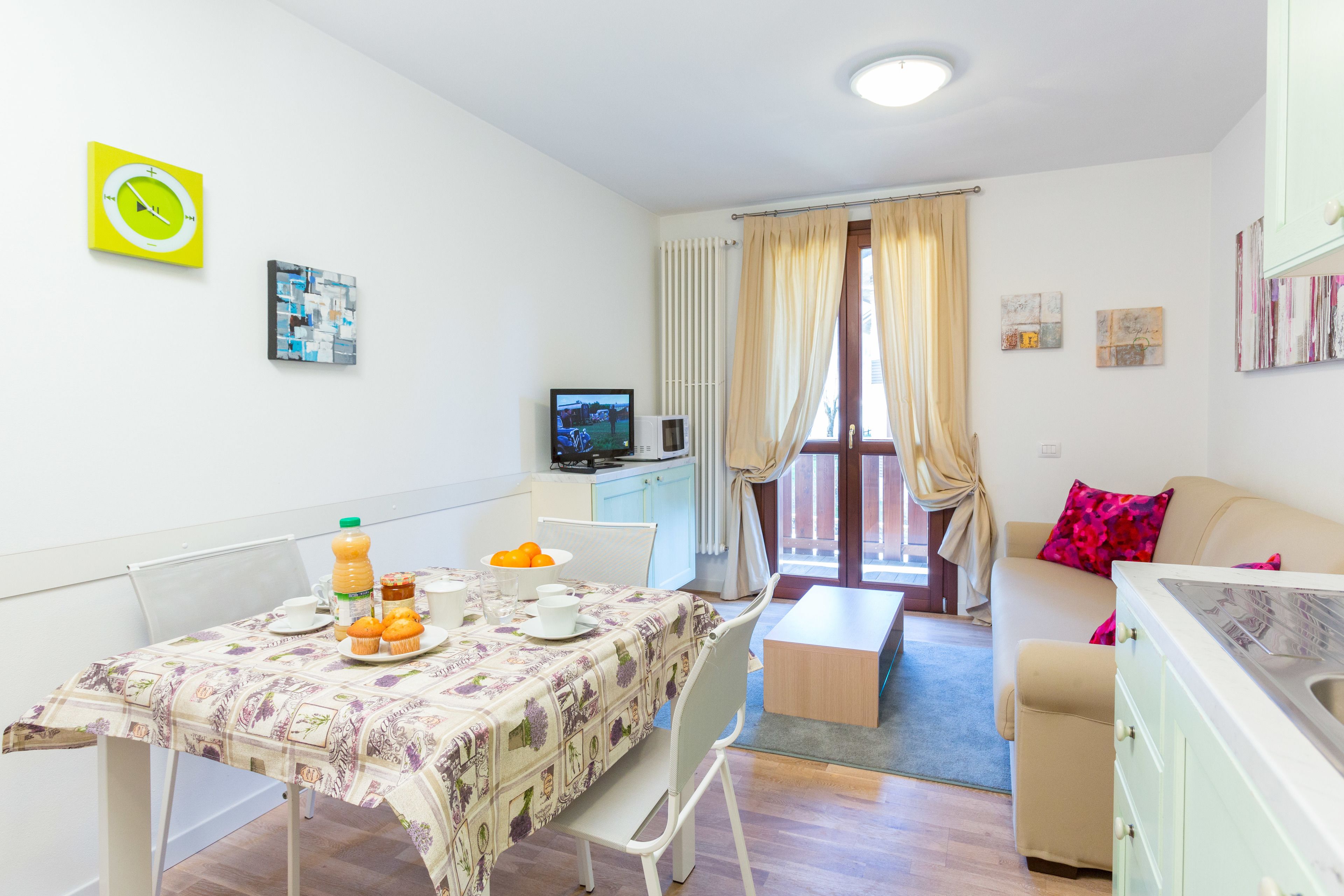 Apartment, 2 Bedrooms | Living area | Flat-screen TV