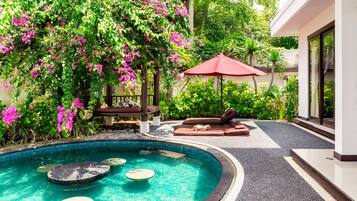 Blick auf den Garten