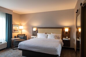 Suite, 1 King Bed, Non Smoking, Jetted Tub | Living area | 42-inch LCD TV with cable channels, TV, pay movies - Hampton Inn Orange City (Orange City)