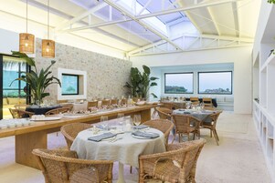 Breakfast, lunch, dinner served; local cuisine, garden views 