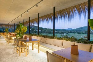 Breakfast, lunch, dinner served; local cuisine, garden views 