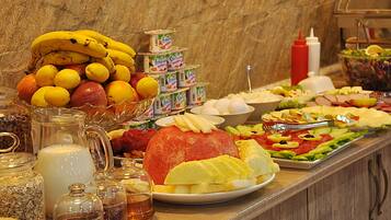 Daily buffet breakfast (EUR 16 per person)