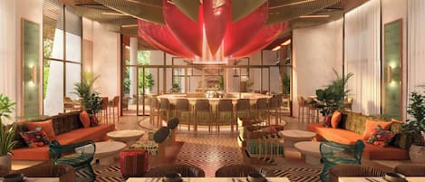 3 bars/lounges, 2 poolside bars, swim-up bar
