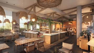 7 restaurants servant le déjeuner, spécialités Cuisine internationale