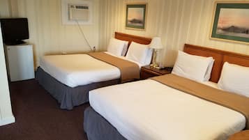 Standard Room, 2 Queen Beds, Non Smoking | Blackout drapes, iron/ironing board, free WiFi, bed sheets