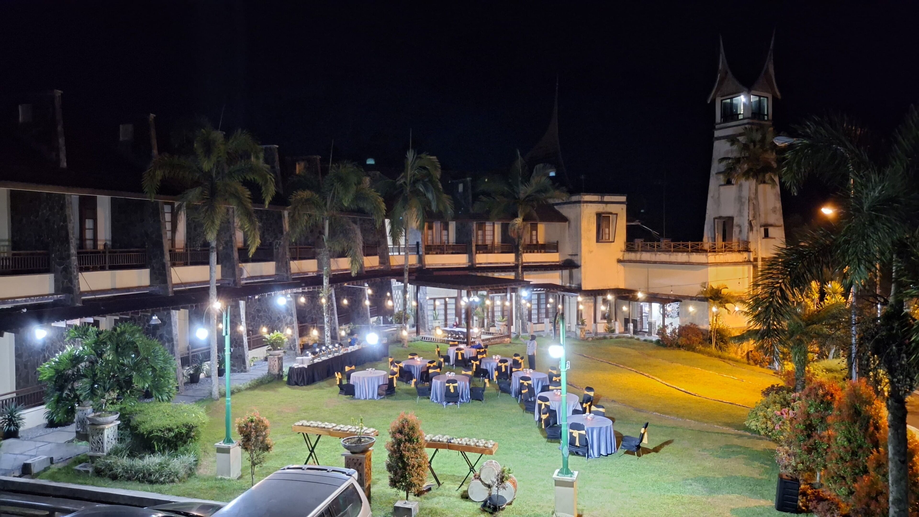 Majoituspaikan julkisivu