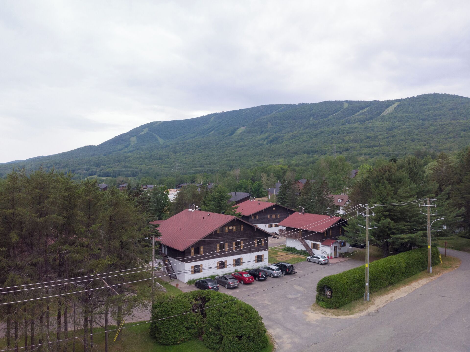 منظر من الجو على ارتفاع عالٍ