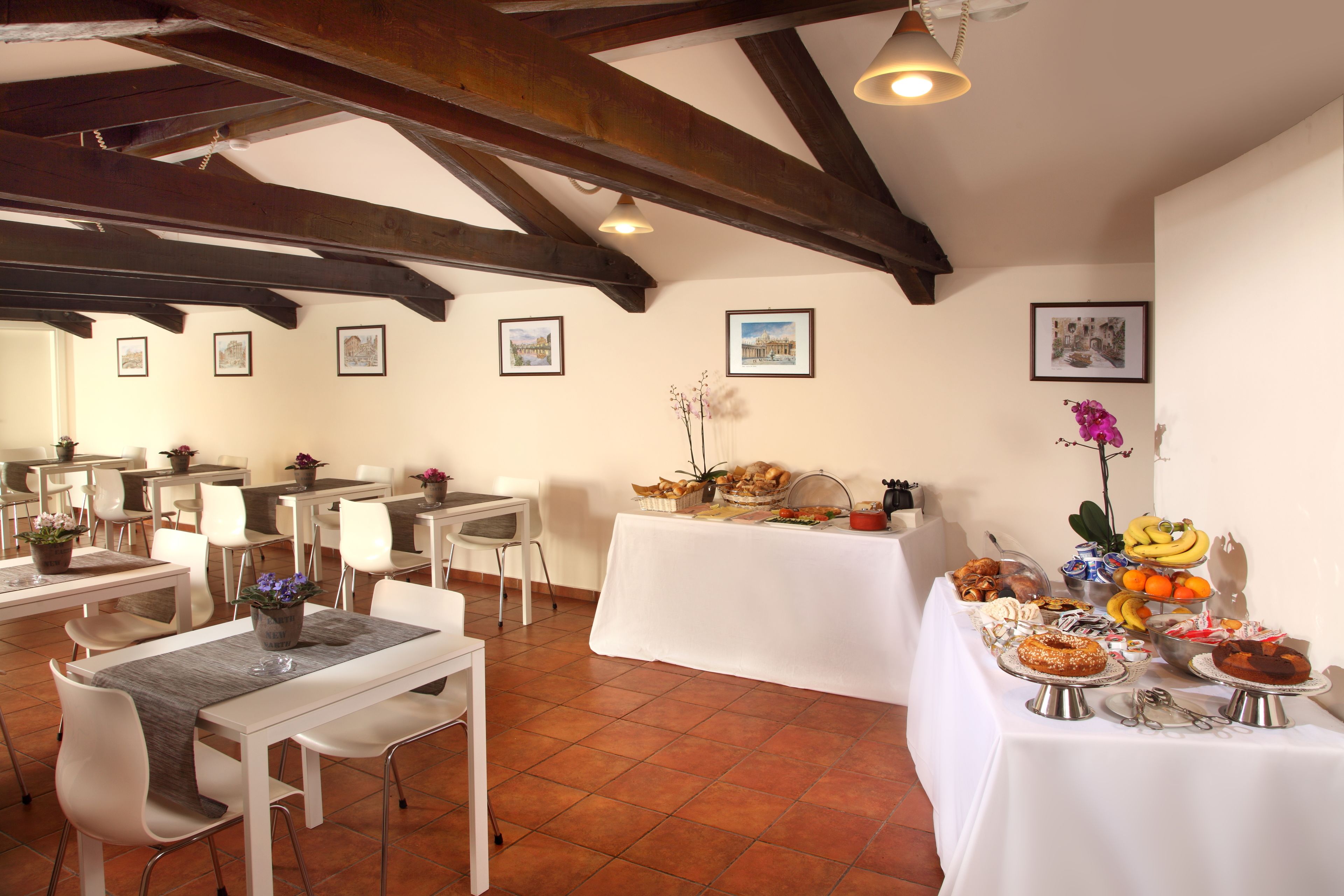 daily buffet breakfast (eur 10 per person)