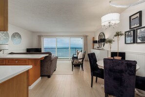 16 Oceanfront 2nd Floor | Living area | Flat-screen TV, DVD player, table tennis