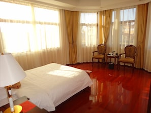 In-room safe, individually decorated, individually furnished, desk - Madagascar Golden Peacock Hotel (Antananarivo)