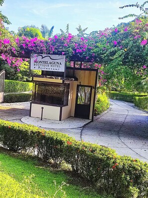 Majoituspaikan julkisivu