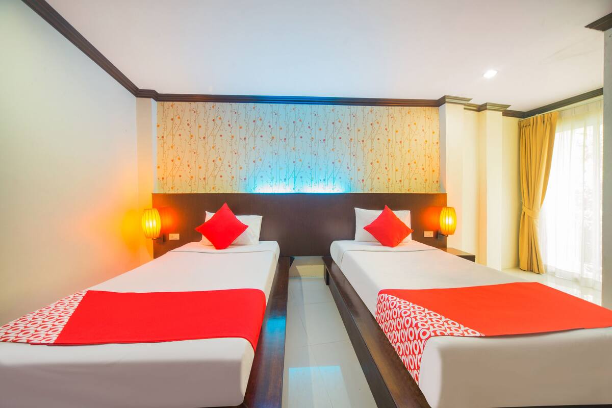 Deluxe-Zweibettzimmer | Schreibtisch, kostenloses WLAN, Bettwäsche