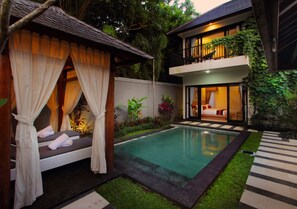 Vila Desain, 1 kamar tidur, kolam renang pribadi | Kolam renang | Kolam renang outdoor, dengan cabana gratis dan payung kolam renang