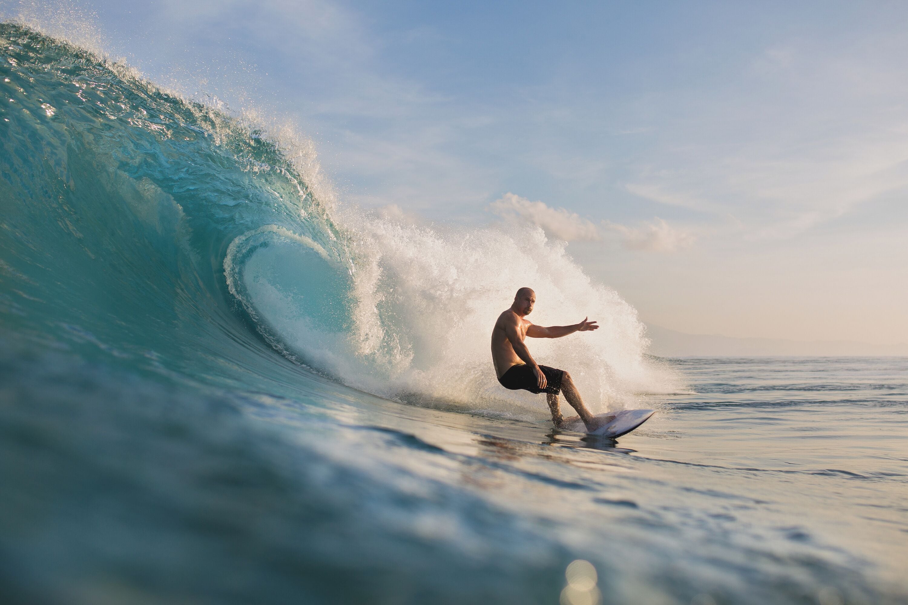 beach nearby, white sand
